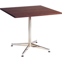 Cafeteria Table, 36" L x 36" W x 29-1/2" H, Laminate, Brown OR435 | Nia-Chem Ltd.