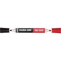 Markal<sup>®</sup> Dura-Ink<sup>®</sup> Dual Colour Permanent Ink Marker, Bullet, Black/Red OR463 | Nia-Chem Ltd.