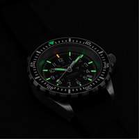 Grande montre automatique de plong&eacute;e, Num&eacute;rique, &agrave; piles, 41 mm, Noir Nia-Chem Ltd.