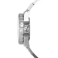 Grande montre automatique de plong&eacute;e avec feuille d'&eacute;rable gris et bracelet en acier inoxydable, Num&eacute;rique, &agrave; piles, 41 mm, Argent Nia-Chem Ltd.