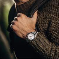 Grande montre automatique de plong&eacute;e &eacute;dition arctique GSAR avec bracelet en acier inoxydable, Num&eacute;rique, &agrave; piles, 41 mm, Argent Nia-Chem Ltd.