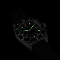 Montre Steel Navigator sur ensemble bracelet en caoutchouc noir de trois morceaux, Num&eacute;rique, &agrave; piles, 41 mm, Noir Nia-Chem Ltd.