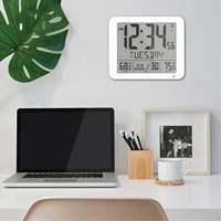 Digital Desktop Clock, Digital, Battery Operated, Black OR502 | Nia-Chem Ltd.
