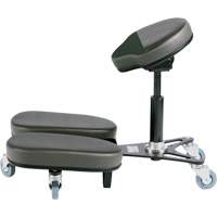 STAG4 Adjustable Kneeling Chair, Vinyl, Black/Grey OR511 | Nia-Chem Ltd.