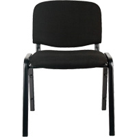 Stacking Chairs, Fabric, 32" High, 250 lbs. Capacity, Black Nia-Chem Ltd.