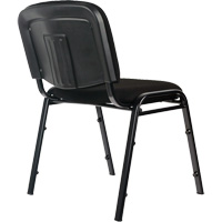 Stacking Chairs, Fabric, 32" High, 250 lbs. Capacity, Black Nia-Chem Ltd.