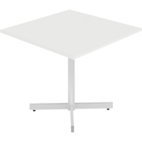 Table carr&eacute;e &agrave; hauteur r&eacute;glable Newland, 36" lo x 36" la x 29" h, Dessus de 1", Stratifi&eacute;, Blanc Nia-Chem Ltd.