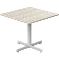 Table carr&eacute;e &agrave; hauteur r&eacute;glable Newland, 36" lo x 36" la x 29" h, Dessus de 1", Stratifi&eacute;, Havane Nia-Chem Ltd.