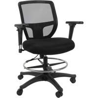 Mesh Work Stool, Mobile, Adjustable Height, 450 lbs. Capacity Nia-Chem Ltd.