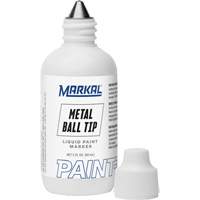 Marqueur Paint-Riter avec pointe en bille m&eacute;tallique, Liquide, Blanc Nia-Chem Ltd.