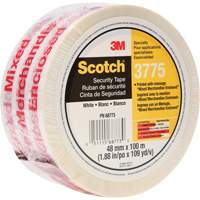 Ruban d'emballage Scotch 3775 avec message, Adh&eacute;sif Thermofusible, 2 mils, 48 mm (1-22/25") x 100 m (328') Nia-Chem Ltd.