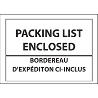 Pochettes pour bordereau d'exp&eacute;dition, 4" lo x 5" la, Style Insertion par l'arri&egrave;re Nia-Chem Ltd.