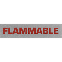 &eacute;tiquettes pour traitement sp&eacute;cial Flammable, 5" lo x 2" la, Noir/rouge Nia-Chem Ltd.