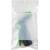 White Block Poly Bags, Reclosable, 8" x 5", 2 mils Nia-Chem Ltd.