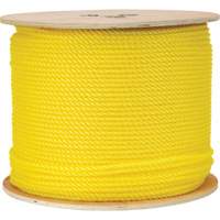 Corde jaune tress&eacute;e 1/4", Polypropyl&egrave;ne, 1300' Nia-Chem Ltd.