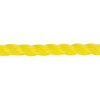 Corde jaune tress&eacute;e 3/8", Polypropyl&egrave;ne, 630' Nia-Chem Ltd.