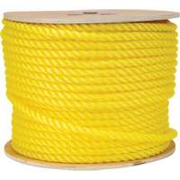 Corde jaune tress&eacute;e 1/2", Polypropyl&egrave;ne, 335' Nia-Chem Ltd.