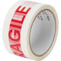Ruban d'emballage Fragile, Adh&eacute;sif Thermofusible, 2 mils, 48 mm (2") x 100 m (328') Nia-Chem Ltd.