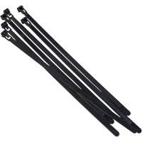 Attache-c&acirc;ble r&eacute;utilisable, Longueur 14", R&eacute;sistance &agrave; la traction 50 lb, Noir Nia-Chem Ltd.