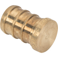 Lead-Free Pipe Plug, Pipe, 1/2" Dia., Brass Nia-Chem Ltd.