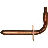 Stub Out Elbow with Support, Copper, 1/2" x 3-1/2" x 6" Nia-Chem Ltd.