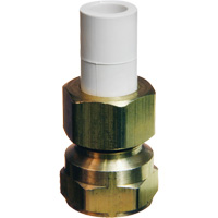 Transition Adapter, 1/2" Dia., Brass/CPVC Nia-Chem Ltd.