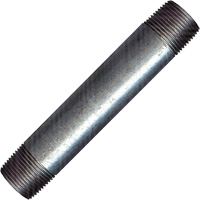 Long Pipe Nipple, Galvanized, 1/2", NPT x NPT Nia-Chem Ltd.