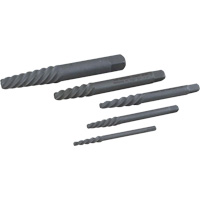 Left Hand Spiral Tapered Flute Extractor Set, 5 Pieces QE205 | Nia-Chem Ltd.