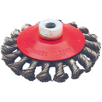 BK4520T Roue conique torsad&eacute;e &agrave; nuds, Dia. 4-1/2", Fils 0,02", Arbre 5/8"-11 Nia-Chem Ltd.