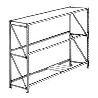 Pronto Bulk Storage Racks - 22-Ga. Shelf Panels, Galvanized Steel, 24" W x 6" D RB020 | Nia-Chem Ltd.