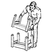 Supports empilables mobiles, 12" la x 16" p, Capacit&eacute; de 2500 lb Nia-Chem Ltd.