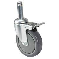 Roulette pour &eacute;tag&egrave;re en treillis chromat&eacute; Nia-Chem Ltd.