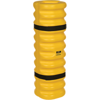 Column Protector, 4" x 6" Inside Opening, 13" L x 13" W x 42" H, Yellow RN041 | Nia-Chem Ltd.