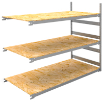 Wide Span Record Storage Shelving, Steel, 3 Shelves, 72" W x 32" D x 60" H, Add-On Kit Nia-Chem Ltd.