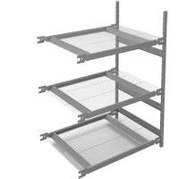 Wide Span Storage Shelving, Steel, Boltless, 1340 lbs. Capacity, 42" W x 60" H x 32" D Nia-Chem Ltd.