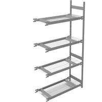 Wide Span Storage Shelving, Steel, Boltless, 1340 lbs. Capacity, 42" W x 84" H x 18" D Nia-Chem Ltd.