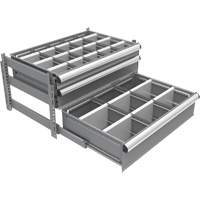 Cabinet d'entreposage &agrave; tiroirs int&eacute;gr&eacute; Interlok Nia-Chem Ltd.