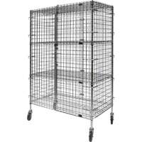 Chariot de s&eacute;curit&eacute;, Chrom&eacute;, 48" x 69" x 24", Capacit&eacute; 500 lb Nia-Chem Ltd.