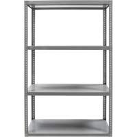 Heavy-Duty Shelving, Steel, Bolted, 3000 lbs. Capacity, 36" W x 72" H x 24" D Nia-Chem Ltd.
