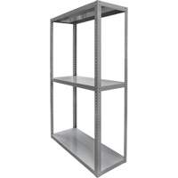 Heavy-Duty Shelving, Steel, Bolted, 3000 lbs. Capacity, 36" W x 72" H x 24" D Nia-Chem Ltd.