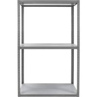 Heavy-Duty Shelving, Steel, Bolted, 3000 lbs. Capacity, 36" W x 72" H x 24" D Nia-Chem Ltd.