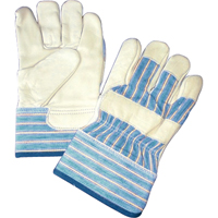 Lined Gloves, One Size, Grain Cowhide Palm, Cotton Fleece Inner Lining Nia-Chem Ltd.