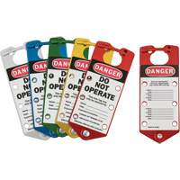Moraillons de verrouillage &eacute;tiquet&eacute;s, Bleu/Vert/Rouge/Argent/Jaune Nia-Chem Ltd.