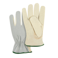 Split Back Driver's Gloves, Medium, Grain Cowhide Palm Nia-Chem Ltd.