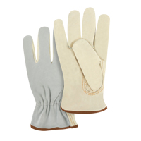 Split Back Driver's Gloves, Large, Grain Cowhide Palm Nia-Chem Ltd.