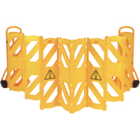 Portable Mobile Barriers, 13' L, Plastic, Yellow SAJ714 | Nia-Chem Ltd.