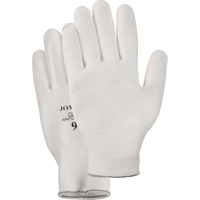 Gants enduit &agrave; paume tricot&eacute;e blanc, Taille Petit/7, Rev&ecirc;tement Polyur&eacute;thane, Enveloppe en PEHP, EN 388 niveau 2 Nia-Chem Ltd.