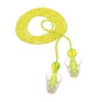 E-A-R Tri-Flange Reusable Earplugs, Corded, Bulk - Polybag, 26 dB NRR, One-Size Nia-Chem Ltd.