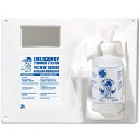 Poste de douche oculaire - Poste simple a/bouteille vide Nia-Chem Ltd.