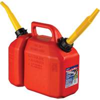 Combo Jerry Can Gasoline/Oil, 2.17 US Gal/8.25 L, Red, CSA Approved/ULC SAK857 | Nia-Chem Ltd.